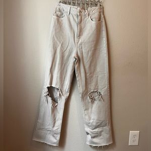 Beige Pacsun Jeans size 27 dad style short